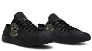 Born To Ride Black Lowtop Sneaker