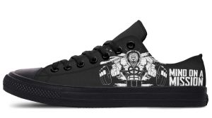 Lion Deadlift Black Lowtop Sneaker