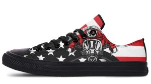 Firefighter Black Lowtop Sneaker